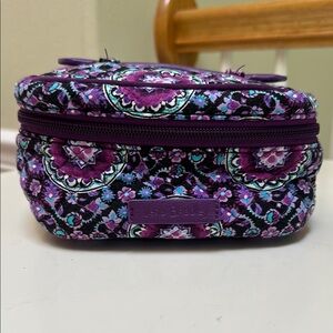 Vera Bradley Purple Floral Jewelry Bag